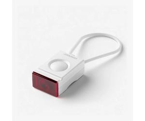 Fanalino posteriore bici a led Bookman Block Usb Blanc