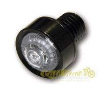 Fanalino posteriore MICRO nero a LED per cafè racer Ø custom Omologato