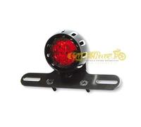 Fanalino posteriore MILES LED con portatarga lente rossa luce posizione e stop
