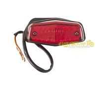 Fanalino posteriore mini Lucas a LED omologato con luce targa