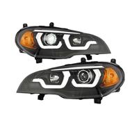Fanalino Regolazione Elettrica Compatibile Con X5 Per E70 2007 2008 2009 2010 2011 2012 2013 Faro Anteriore DRL Angel Eyes Indicatore Di Direzione Gruppo Ottico