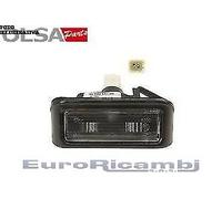 FANALINO TARGA PER CITROEN BERLINGO PEUGEOT PARTNER 08-13 CORPO NERO