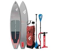 Fanatic Ray Air SLT 12,6 SUP 2025 Grey/Red INKL. Pure Adjustable 3-Piece Paddel