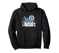 Fanatico Inbox Zero Gestione Email Nerd Produttivita Felpa con Cappuccio