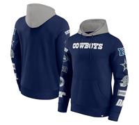 Fanatics Dallas Cowboys NFL - Felpa con cappuccio e maniche