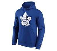 Fanatics - Felpa con cappuccio NHL Toronto Maple Leafs Logo principale grafico Colore Blu, Blu, L