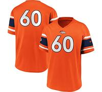 Fanatics Iconic Poly Mesh Supporters Jersey - Denver Broncos, Uomo, Colore: arancione., L