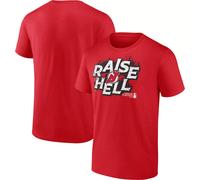 Fanatics Maglietta Da Uomo New Jersey Devils Raise Hell 2025 Playoffs Grande $35