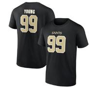 Fanatics Maglietta NFL Chase Young New Orleans Saints Name & Number, Nero , L