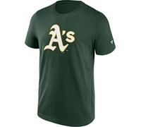 Fanatics - MLB Oakland Athletics Primary Logo Graphic T-Shirt Colore Verde, verde, XL
