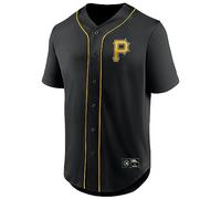 Fanatics - MLB Pittsburgh Pirates Core Franchise Jersey Camicia Colore Nero, Nero , L