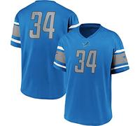 Fanatics NFL Detroit Lions - Maglietta a maniche corte Iconic Franchise in rete, Uomo, Colori della squadra Sky Blue, L