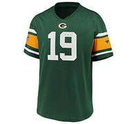 Fanatics NFL Green Bay Packers - Maglietta a maniche corte Iconic Franchise in rete, Uomo, Verde celtico, XXL
