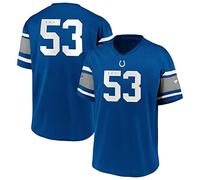 Fanatics NFL Indianapolis Colts - Maglietta Iconic Franchise Poly Mesh Supporters Jersey, blu team., XXL