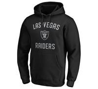 Fanatics NFL Las Vegas Raiders Felpa con cappuccio con cappuccio Mono Team Arch Core Graphic Nero, Nero , XL