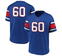 Fanatics NFL - Maglietta a maniche corte Buffalo Bills Iconic Franchise Poly Mesh Supporters Jersey