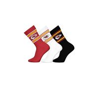 Fanatics NFL Team Crew Socks - Calzini da 3 pezzi, Kansas City Chiefs, 39-42