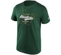 Fanatics Oakland Athletics - Maglietta da uomo, verde, L