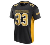 Fanatics Pittsburgh Steelers Majestic NFL Players Poly Mesh Tee/T Shirt Black - L