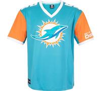 Fanatics Recovered NFL Team Color Block Jersey Jersey, Miami Dolphins, L
