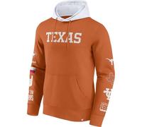 Fanatics Texas Longhorns NCAA - Felpa con cappuccio e maniche, Marrone, L