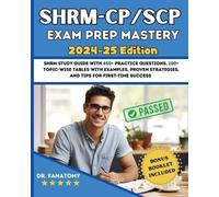 Fanatomy SHRM - CP/SCP Exam Prep Mastery (Tascabile)