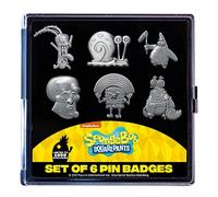 FANATTIK Bob L'EPONGE - Set di 6 Pin édition limitée '9.5x1.5x14.5cm'