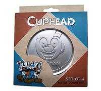 FaNaTtik Cuphead Coaster 4-Pack Cuphead & Mugman Bicchieri Boccali