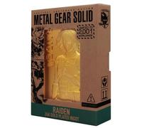 FaNaTtik Metal Gear Solid 2 - Lingotto da collezione Raiden placcato oro 24 carati, con licenza ufficiale ed edizione limitata, con numerazione individuale