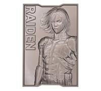 FaNaTtik Metal Gear Solid 2 - Lingotto di metallo Raiden da collezione, prodotto con licenza ufficiale, edizione limitata 5.000 in tutto il mondo, numerato con espositore