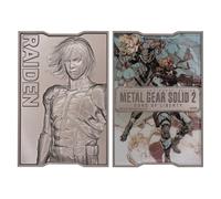 FaNaTtik Metal Gear Solid 2 - Lingotto di metallo Raiden da collezione, prodotto con licenza ufficiale, edizione limitata 5.000 in tutto il mondo, numerato con espositore