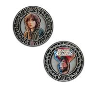 FaNaTtik Moneta da Collezione di Stranger Things Limited Edition Will & Joyce - Moneta Smaltata con Licenza Ufficiale, numerata Individualmente, 39 mm, 5.000 in Tutto Il Mondo