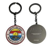 FaNaTtik Portachiavi Jaws 50° anniversario edizione limitata Regatta Boat Tour, Multi, Diameter 48mm
