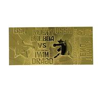Fanattik Rocky-104G Rocky Iv Gold Plated Ticket Ivan Drago