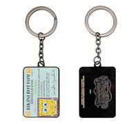FaNaTtik SpongeBob SquarePants - Portachiavi per patente di guida, edizione limitata, in metallo, da collezione, portachiavi numerato individualmente