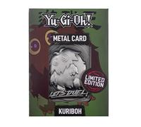 Licenza ufficiale Yu-Gi-Oh Gioco di carte Kuriboh in metallo con espositore lim