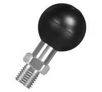 FANAUE Adattatore a sfera da 1 Pollice con un palo filettato M10 x 1,25 Compatibile con Supporti RAM di Dimensione B, Braccio Doppia Presa da 1 Pollice per Accessori Moto