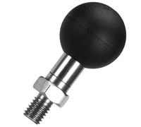 FANAUE Adattatore testa a sfera da 1 pollice con bullone filettatura M8*1.25 compatibile con RAM Mount Size B, Portatelefono Braccio a doppia spina e supporto per cellulare da moto