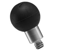 FANAUE Adattatore testa a sfera da 20 mm con filettatura da 1/4" compatibile con tutte le marche di braccio a sfera a doppia presa da 20 mm e base per supporto per telefono da moto, vite da 1/4" può