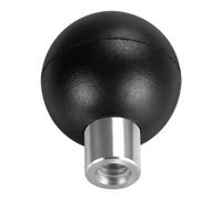 FANAUE B-0 Adattatore a sfera in alluminio con foro filettato femmina da 1/4 "- 20" con sfera da 2,5 cm, compatibile con supporti RAM B Dimensioni 2,5 cm, braccio a doppia presa per bici e moto