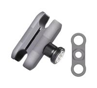 FANAUE Braccio antifurto a doppia presa compatibile con supporti RAM testa a sfera di taglia B e supporto per telefono per moto e bici, adatto a tutti gli adattatori a sfera standard da 2,5 cm