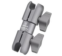 FANAUE Braccio girevole a doppia presa composito, DA-100PRO lunghezza 9,4 cm, struttura in alluminio, compatibile con supporti RAM B Dimensioni 2,5 cm componenti a sfera