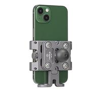 FANAUE CPC-DG09SA - Supporto per cellulare con sfera da 1", compatibile con supporto RAM di dimensioni B, braccio a doppia base e supporto per cellulare da moto per telefoni da 5,5-7" con proprietà
