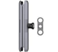 FANAUE Doppio braccio a bussola compatibile con RAM Mounts 1" Ball e supporto per telefono da moto, si adatta a tutti gli standard industriali da 1"/25,4 mm/adattatore a sfera di tipo B, alluminio