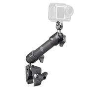 FANAUE Super Clamp - Supporto per fotocamera con braccio magico, adattatore a doppia testa a sfera con filettatura da 1/4"-20 per Canon/Nikon/DSLR/Gopro/luci LED/Insta360, Action Camera può essere