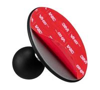 FANAUE Supporto magnetico con testa a sfera da 2,5 cm, compatibile con RAM Mount B, braccio a doppia base, adattatore per testa a sfera da 2,5 cm per bicicletta e moto, base a ventosa montata sul