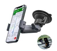 FANAUE Supporto per cellulare da auto Supporto GPS Ventosa Parabrezza Twist-Lock Base a ventosa composita