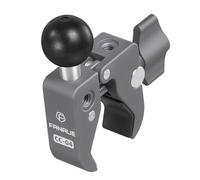 FANAUE Supporto per manubrio con morsetto per asta resistente con sfera da 2,5 cm per binari da 1,3 cm a 5,1 cm di diametro, compatibile con supporti RAM, braccio a doppia presa e supporto per