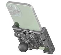 FANAUE Supporto per telefono da moto antivibrazione con adattatore per testa a sfera da 2,5 cm per smartphone da 5,5 a 7 pollici, compatibile con supporti RAM di dimensioni B, braccio a doppia presa e