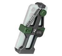 FANAUE Supporto per telefono in alluminio con adattatore per testa a sfera da 2,5 cm, compatibile con supporti RAM di dimensioni B, braccio a doppia presa e supporto per telefono da moto per